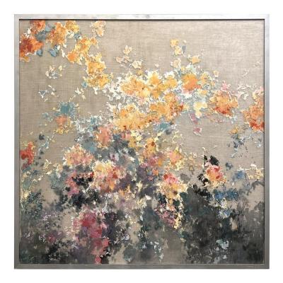 抽象花卉油画  大芬村油画